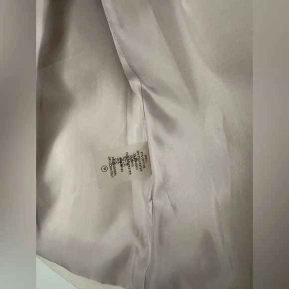 Cream Jacket Blouzer  NEW YORK Career Size 8 - Picture 6 of 7